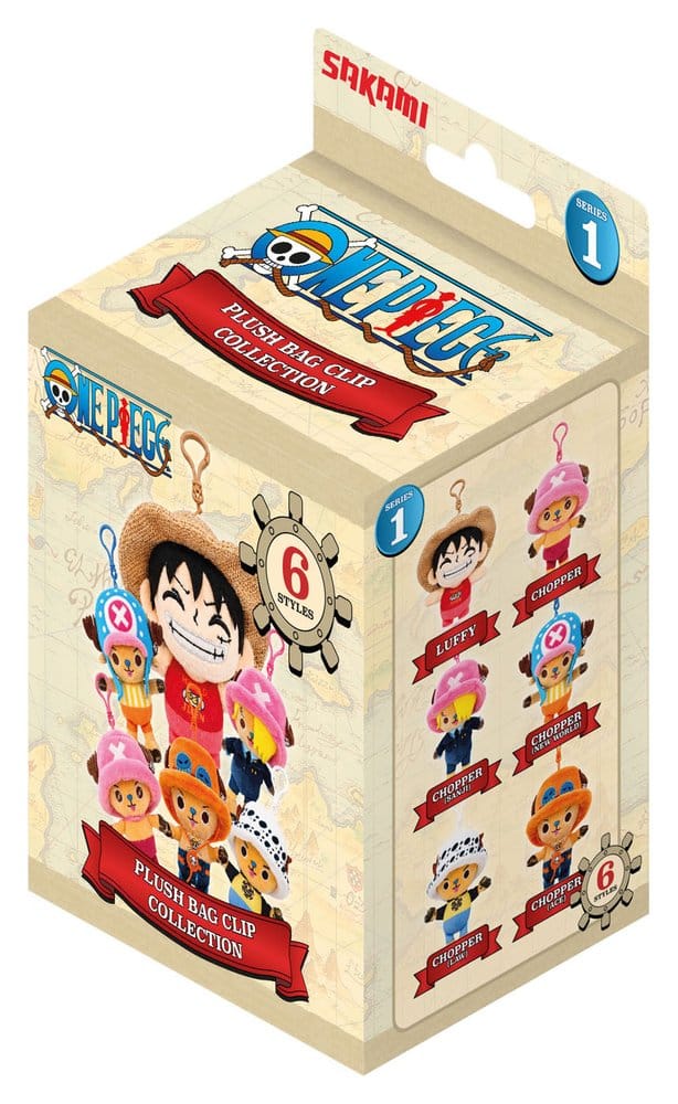 One Piece Plüsch-Schlüsselanhänger Blind Box 11 cm Display (6) - Preorder - ETA: 25.03.2027