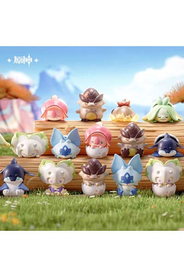 Genshin Impact Natlan Saurian Series Minifiguren 4 cm Blind Box Display (20)          - Versand: 7 Tage nach Bestellung