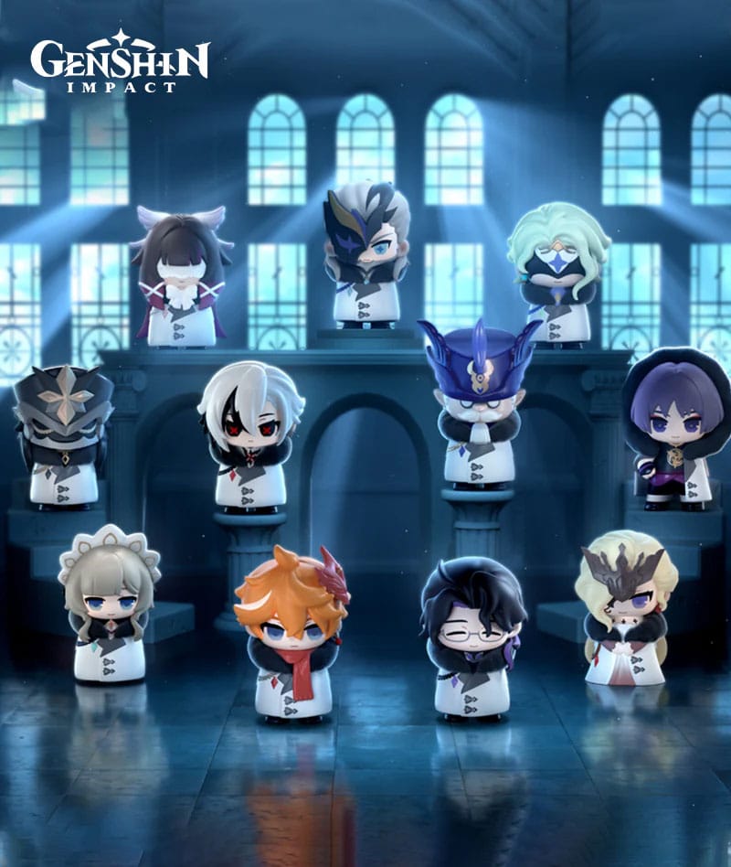 Genshin Impact Minifiguren Fatui Harbingers Chibi Design 7 cm Blind Box Display (9)            - Preorder - ETA: 07.09.2026