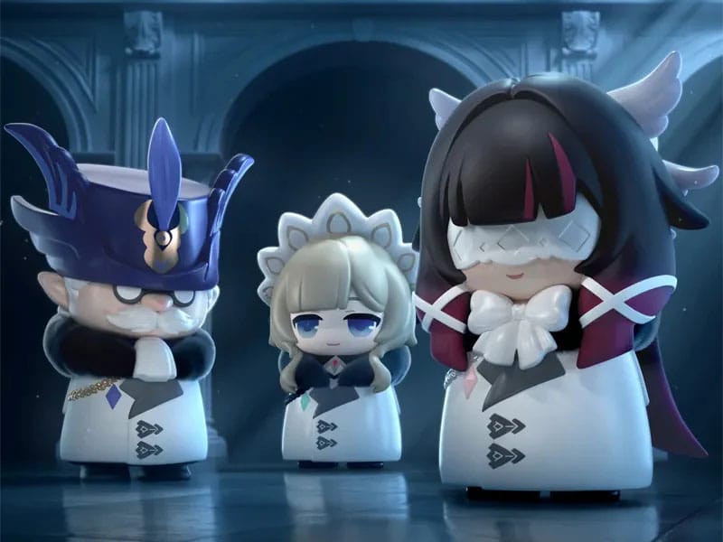 Genshin Impact Minifiguren Fatui Harbingers Chibi Design 7 cm Blind Box Display (9)            - Preorder - ETA: 07.09.2026