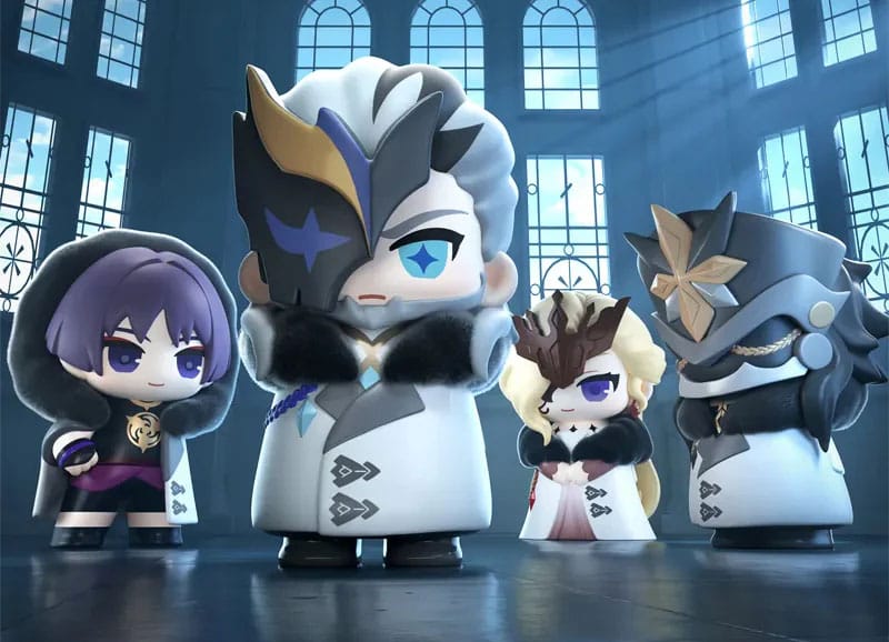 Genshin Impact Minifiguren Fatui Harbingers Chibi Design 7 cm Blind Box Display (9)            - Preorder - ETA: 07.09.2026