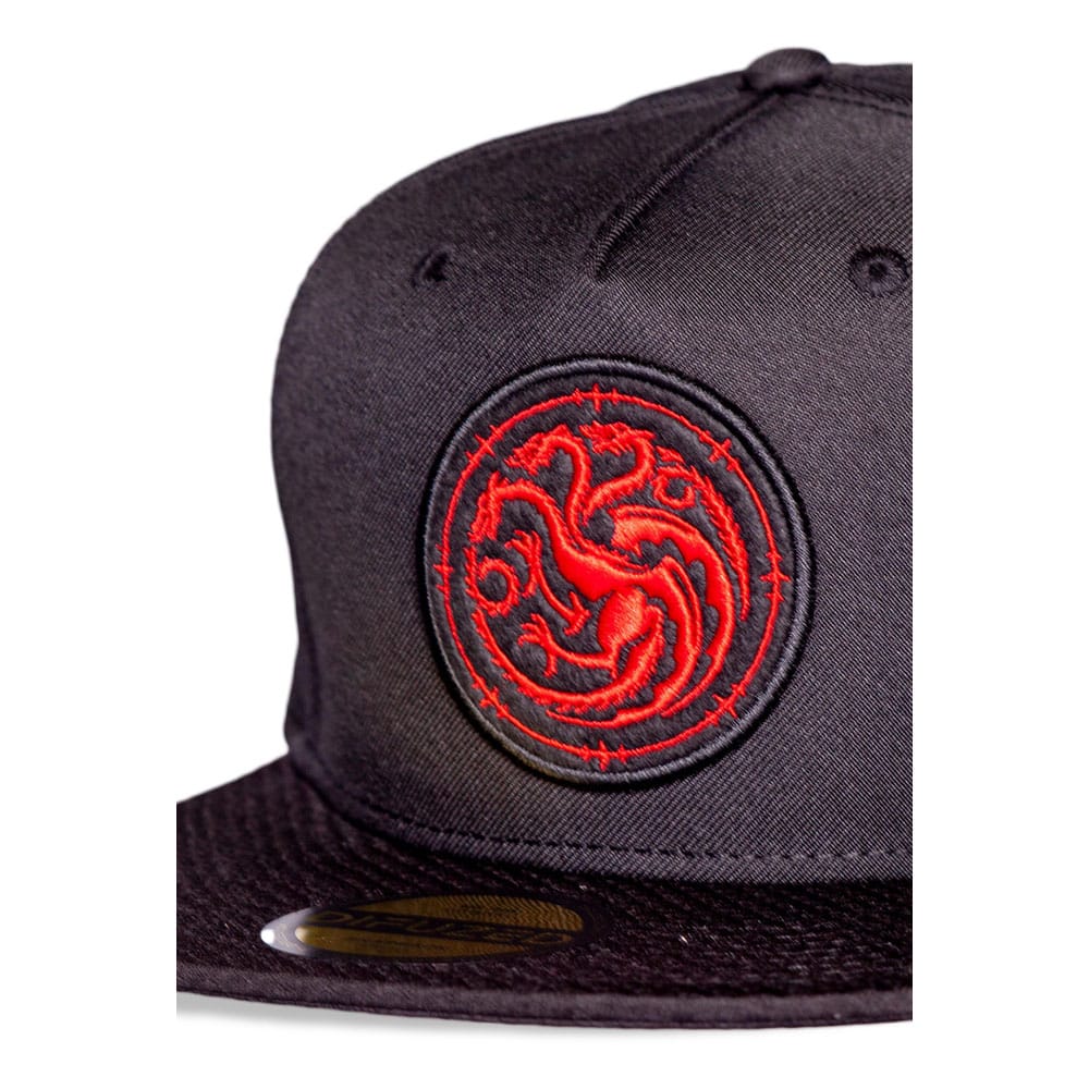 House of the Dragon Snapback Cap Emblem   - Versand: 5-7 Tage nach Bestellung