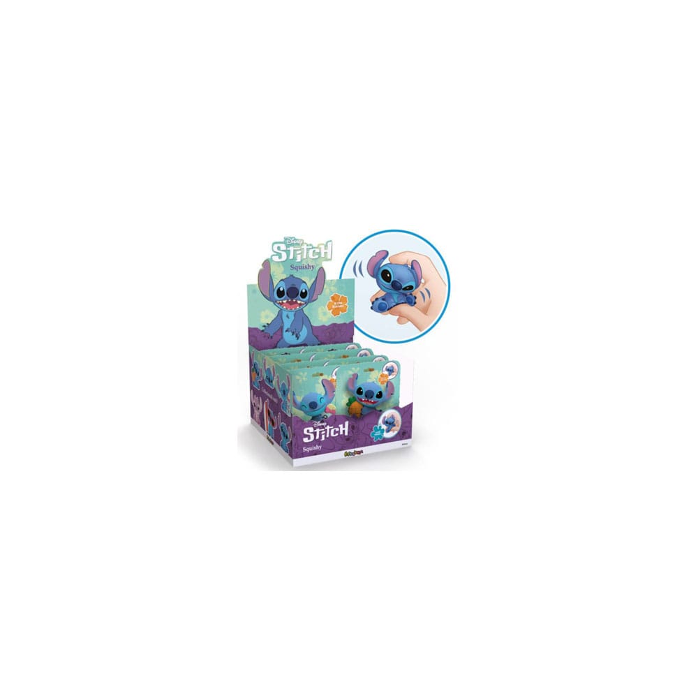 Lilo & Stitch Squishy Figuren Stitch Display (8)  - Versand: 7 Tage nach Bestellung