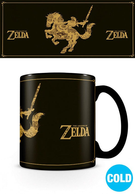 Legend of Zelda Tasse mit Thermoeffekt Map - Versand: 5-7 Tage nach Bestellung