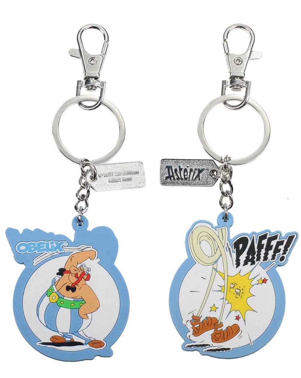 Asterix Gummi-Schlüsselanhänger Obelix 7 cm - Versand: 7 Tage nach Bestellung