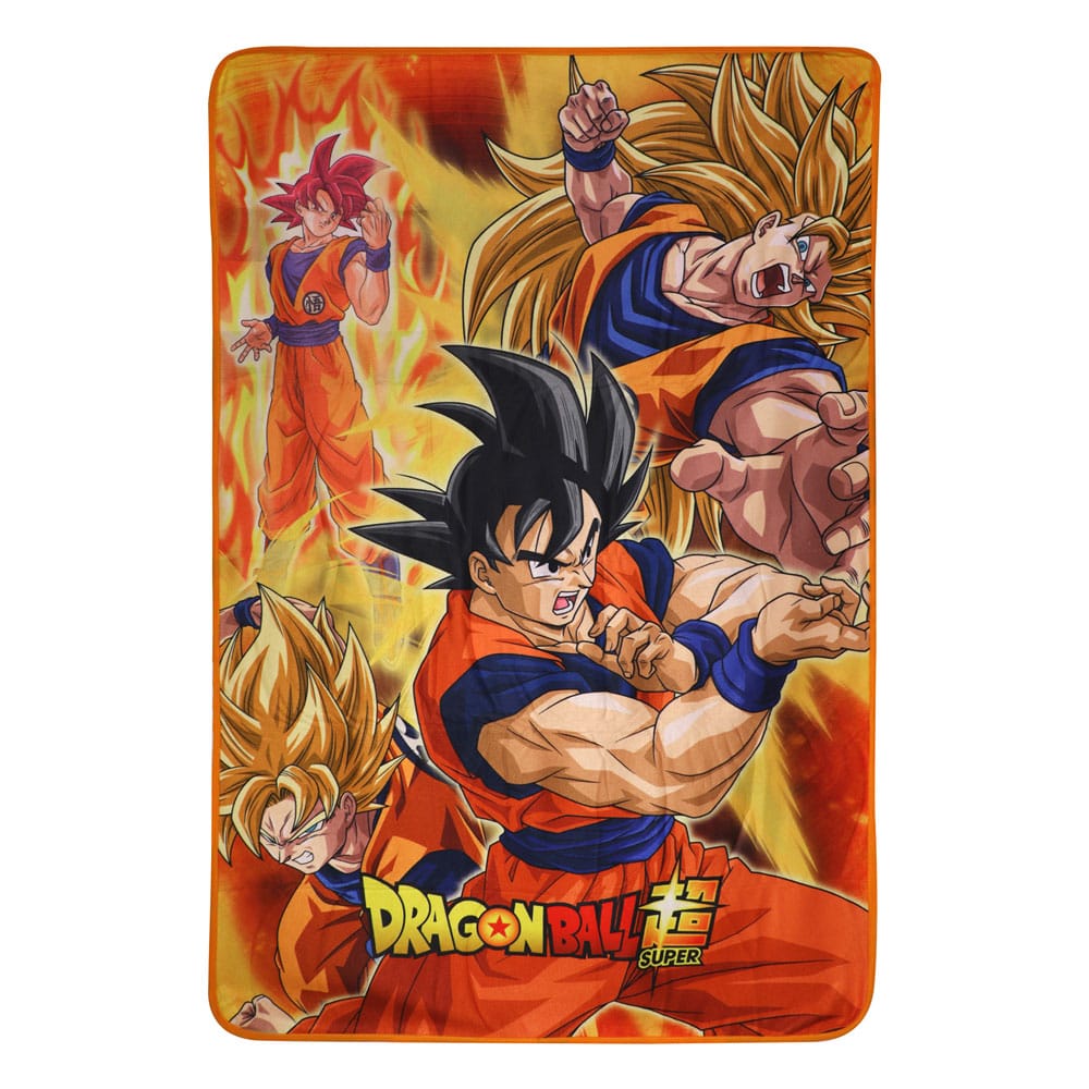 Dragon Ball Super Fleecedecke Battle of Gods Goku 100 x 150 cm - Versand: 5-7 Tage nach Bestellung
