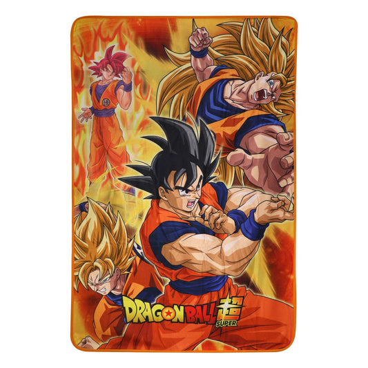 Dragon Ball Super Fleecedecke Battle of Gods Goku 100 x 150 cm - Versand: 5-7 Tage nach Bestellung