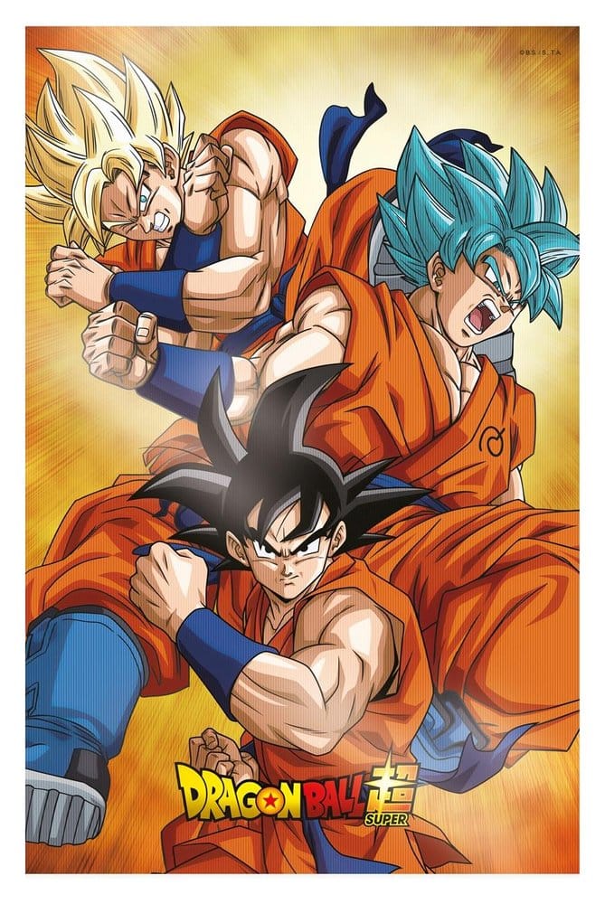 Dragon Ball Super 3D Poster Champa Goku 38 x 58 cm  - Versand: 7 Tage nach Bestellung