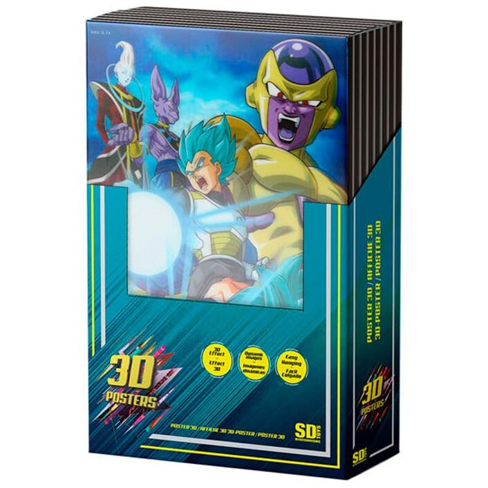 Dragon Ball 3D Poster Dragon Ball & Dragon Ball Super 38 x 58 cm Display (14) - Versand: 7 Tage nach Bestellung