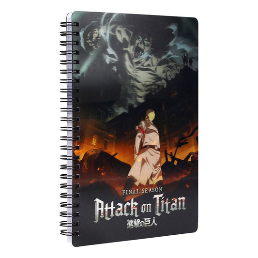 Attack on Titan Notizbuch mit 3D-Effekt Titan   - Preorder - ETA: 09.10.2025