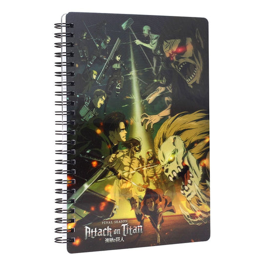Attack on Titan Notizbuch mit 3D-Effekt Struggle  - Preorder - ETA: 09.10.2025