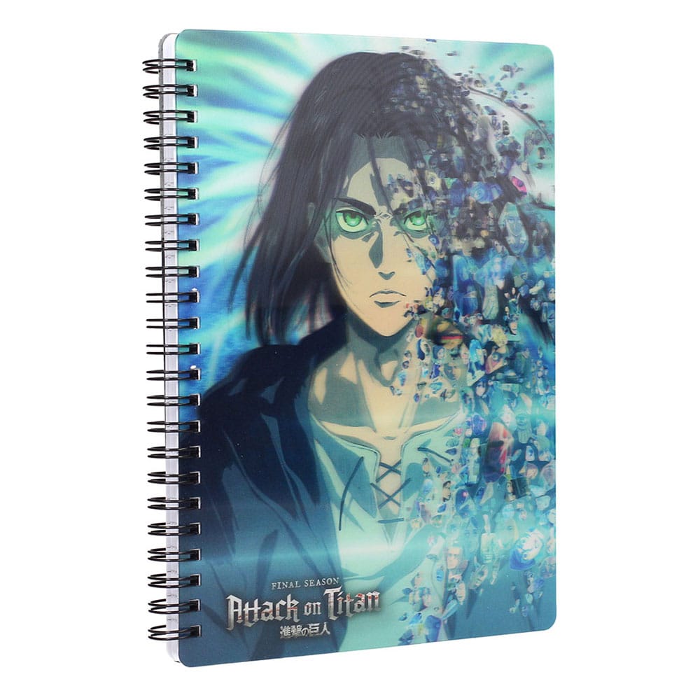 Attack on Titan Notizbuch mit 3D-Effekt Blue  - Preorder - ETA: 09.10.2025