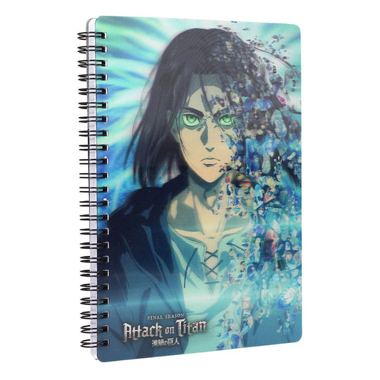 Attack on Titan Notizbuch mit 3D-Effekt Blue  - Preorder - ETA: 09.10.2025