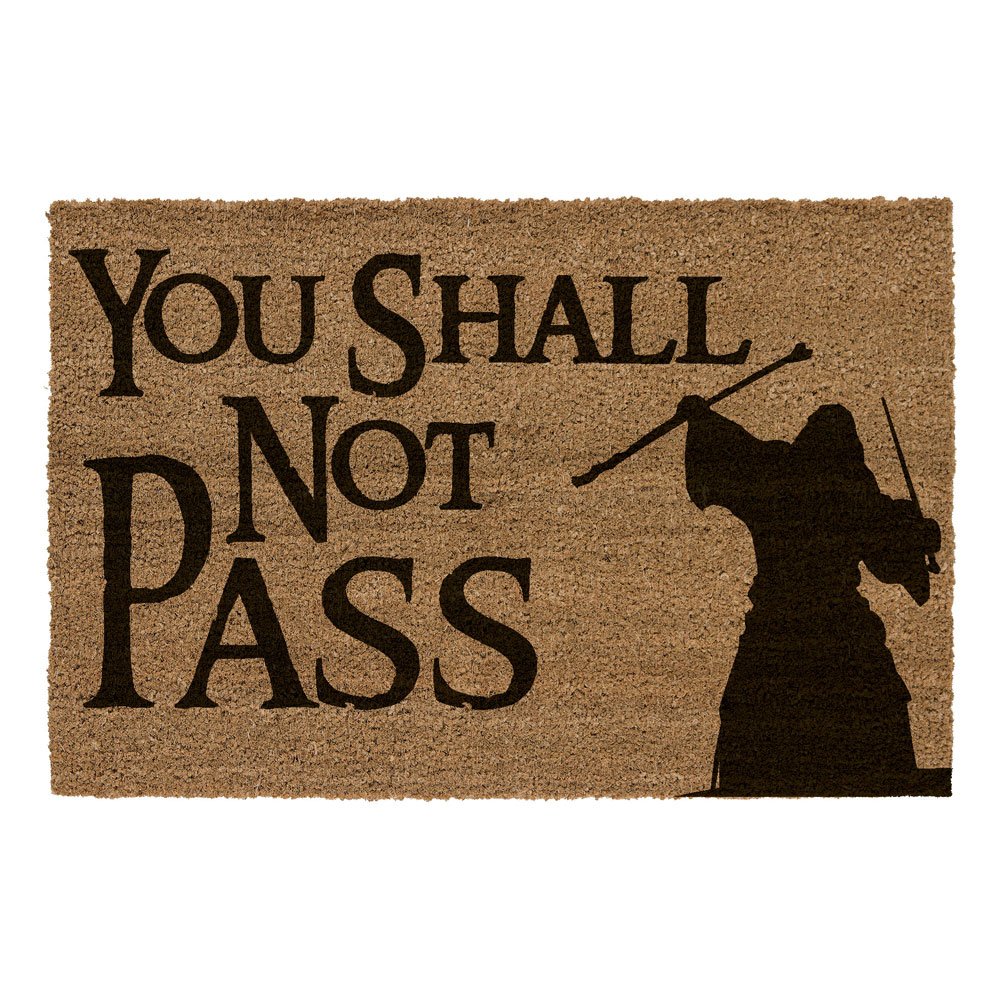 Herr der Ringe Fußmatte You Shall Not Pass 60 x 40 cm - Preorder - ETA: 08.08.2026