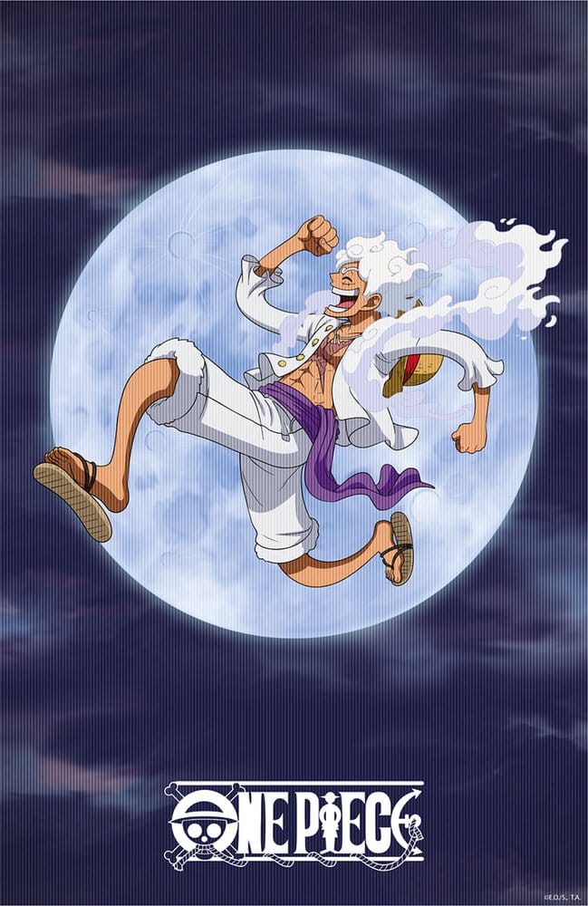 One Piece 3D Poster Monkey D. Ruffy Gear 5 38 x 58 cm - Preorder - ETA: 25.09.2026