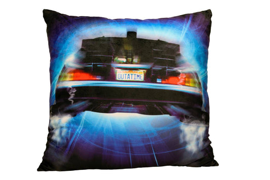 Zurück in die Zukunft Kissen DeLorean Roads 45 cm - Preorder - ETA: 29.12.2025