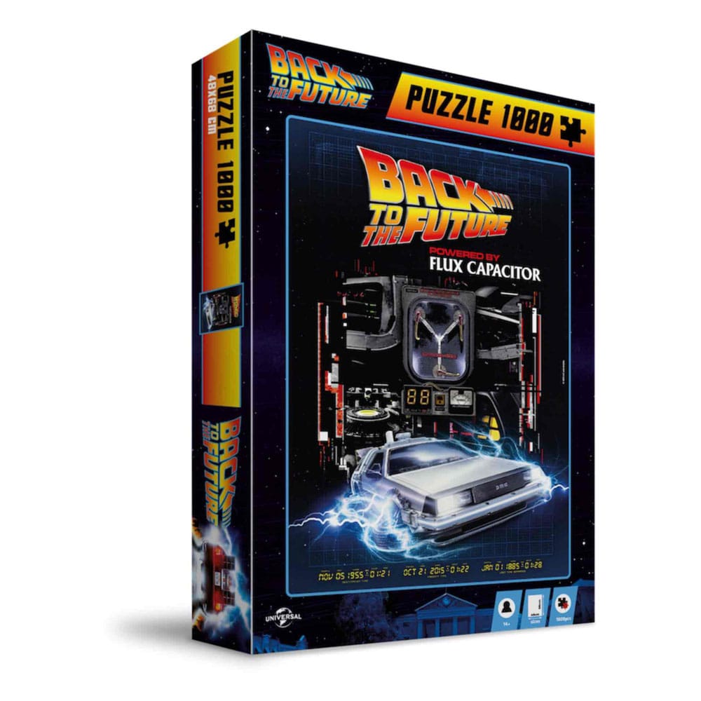 Zurück in die Zukunft Puzzle 1000 Teile Powered by Flux Capacitor - Preorder - ETA: 29.12.2025