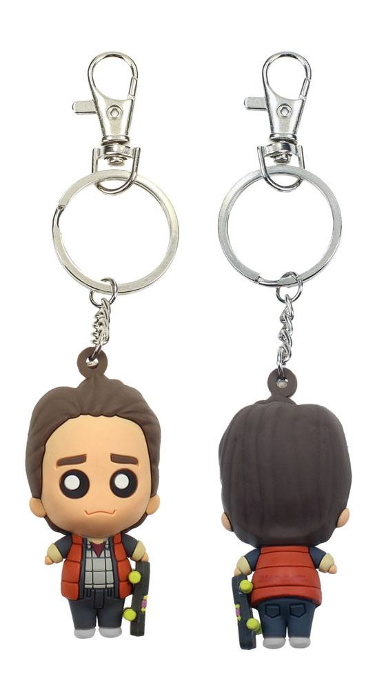 Zurück in die Zukunft Pokis Gummi-Schlüsselanhänger Marty McFly 6 cm - Preorder - ETA: 29.12.2025