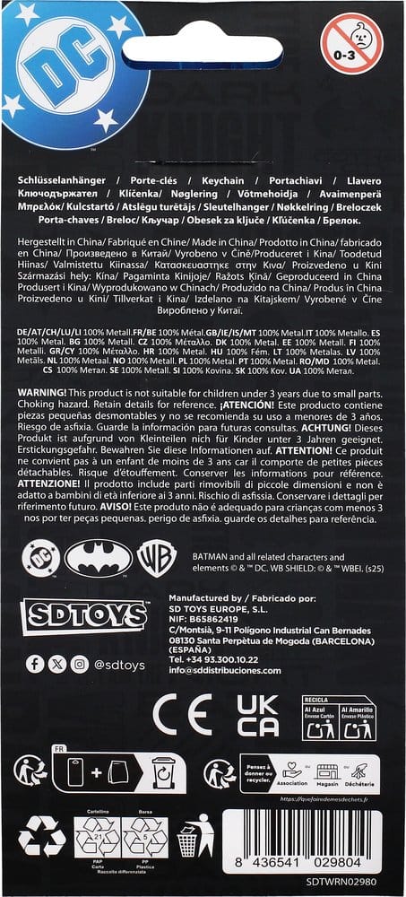 Batman Schlüsselanhänger Logo - Preorder - ETA: 25.11.2026
