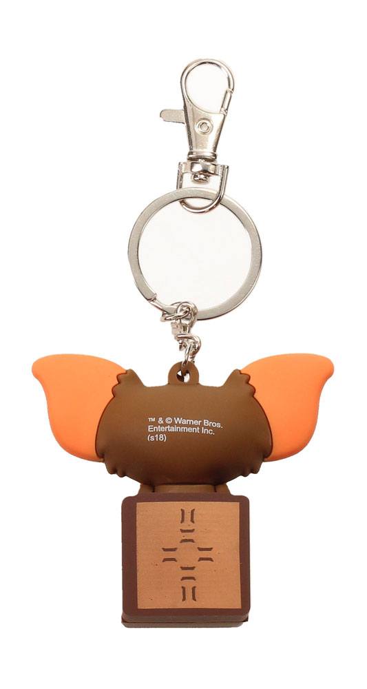 Gremlins Pokis Gummi-Schlüsselanhänger Gizmo in a Box 6 cm - Versand: 7 Tage nach Bestellung