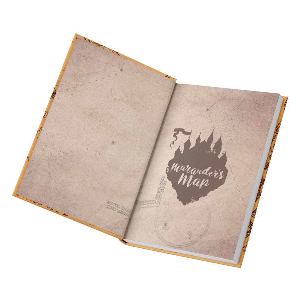 Harry Potter Notizbuch mit Leuchtfunktion Karte des Rumtreibers  - Preorder - ETA: 26.10.2025
