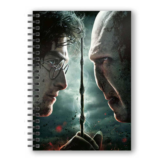 Harry Potter Notizbuch mit 3D-Effekt Harry Potter vs. Voldemort - Versand: 7 Tage nach Bestellung