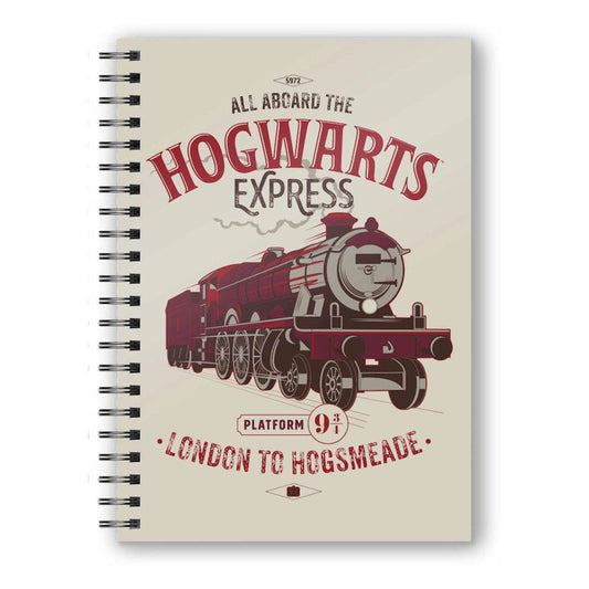 Harry Potter Notizbuch mit 3D-Effekt All Aboard the Hogwarts Express - Versand: 5-7 Tage nach Bestellung