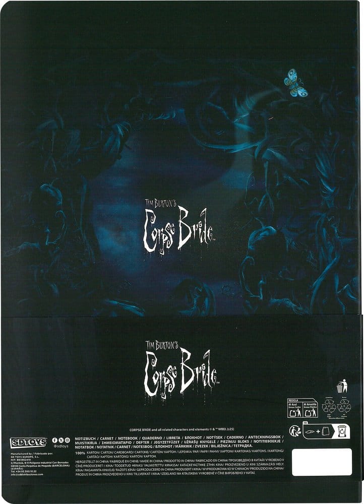 Corpse Bride Softcover Notizbuch Film-Poster 21 cm - Preorder - ETA: 25.09.2026