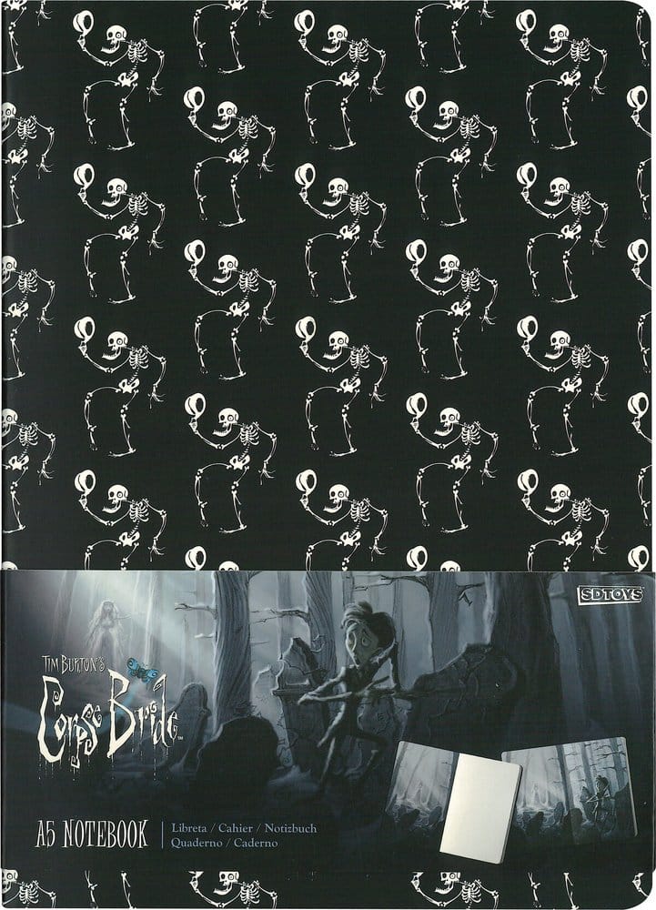 Corpse Bride Softcover Notizbuch Skelett ver. A 21 cm - Preorder - ETA: 25.09.2026