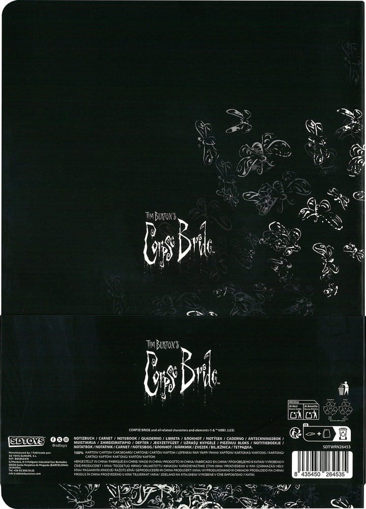 Corpse Bride Softcover Notizbuch Emily 21 cm - Preorder - ETA: 25.09.2026
