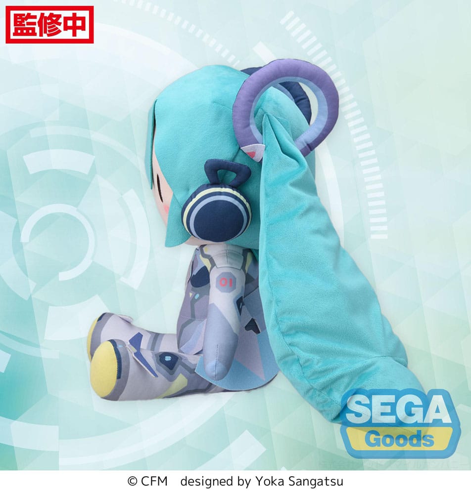 Character Vocal Series 01: Hatsune Miku Fuwa Petit Plüschfigur Hatsune Miku Miku with You 2024 Ver. LL 40 cm     - Versand: 5-7 Tage nach Bestellung