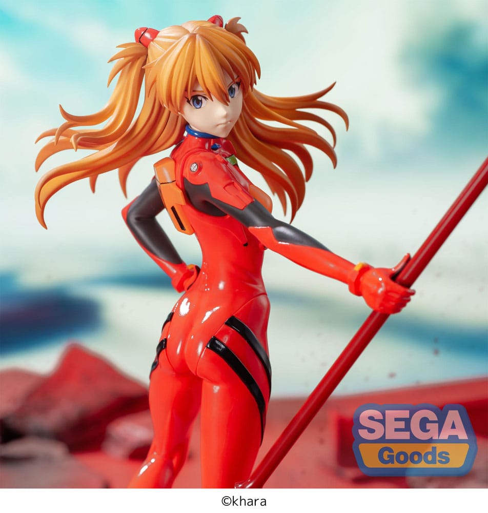 Evangelion: 3.0+1.0 Thrice Upon a Time Luminasta PVC Statue Asuka Shikinami Langley x Spear of Longinus 20 cm - Preorder - ETA: 25.11.2025