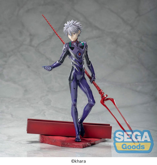 Evangelion: 3.0+1.0 Thrice Upon a Time Luminasta PVC Statue Kaworu Nagisa x Spear of Longinus 21 cm - Preorder - ETA: 06.11.2025