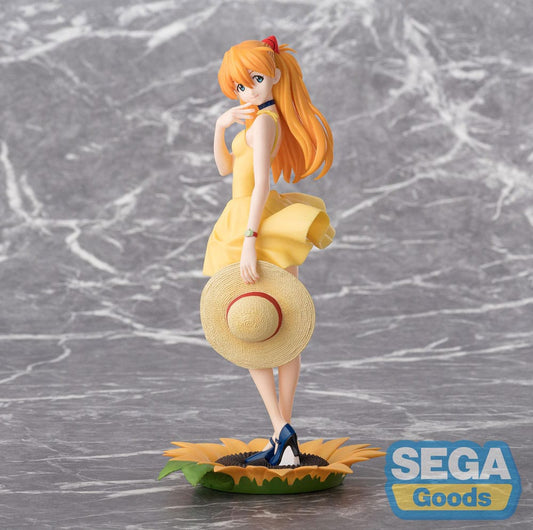 Rebuild of Evangelion Luminasta PVC Statue Asuka Summer Dress Ver. 2 24 cm  - Versand: 5-7 Tage nach Bestellung