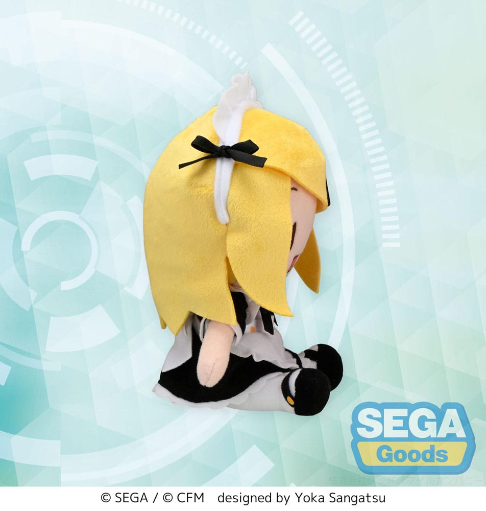 Hatsune Miku: Project DIVA Arcade Future Tone Fuwa Petit Plüschfigur Kagamine Rin Maid Ver. (EX) 16 cm - Preorder - ETA: 06.11.2025