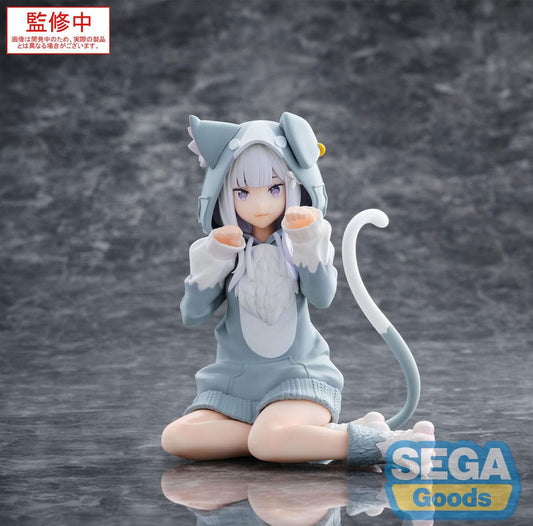 Re:Zero Starting Life in Another World Yumemirize PVC Statue Emilia Mofumofu Pack 11 cm                - Versand: 7 Tage nach Bestellung