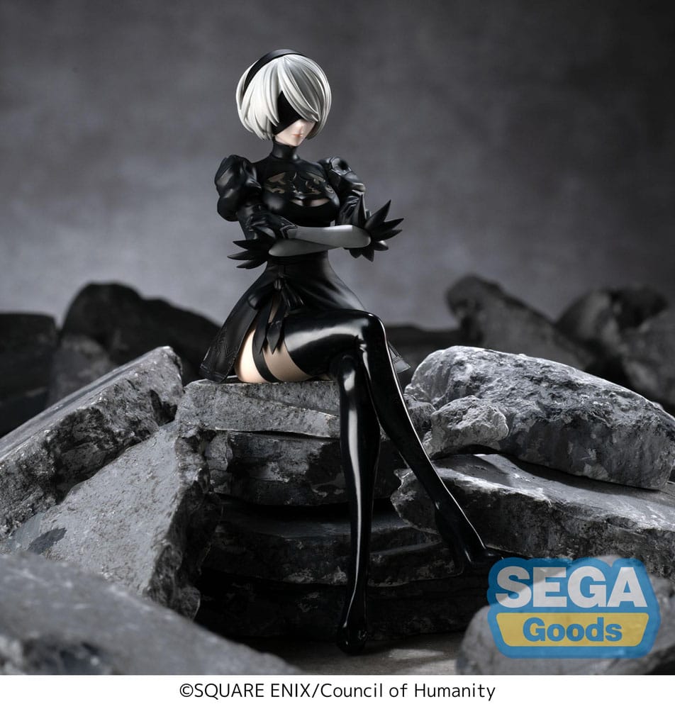 NieR:Automata Ver1.1a PM Perching PVC Statue 2B 13 cm  - Versand: 7 Tage nach Bestellung