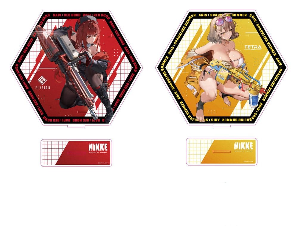 Goddess of Victory: Nikke Acrylic Stand PtZ Double-Sided Rapi: Red Hood / Anis: Sparkling Summer 25 cm - Preorder - ETA: 25.08.2026