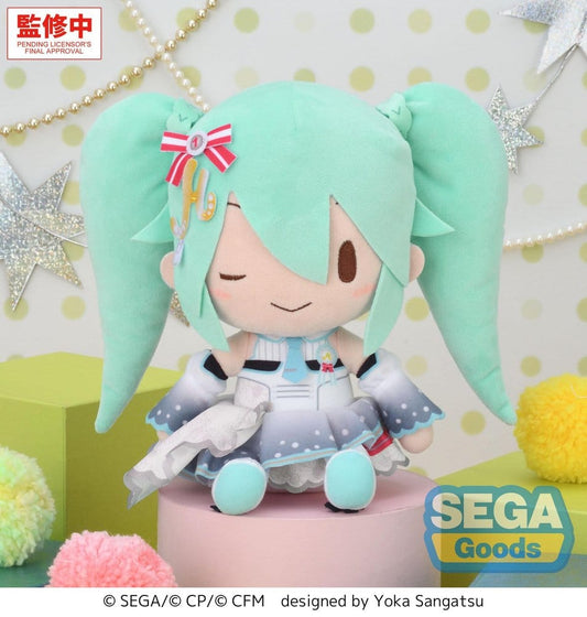 Hatsune Miku: Colorful Stage! fuwa petit Plüschfigur Stage SEKAI Hatsune Miku Brand New World 22 cm - Preorder - ETA: 25.01.2027