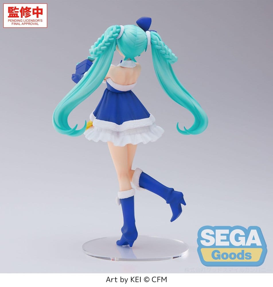 Character Vocal Series 01: Hatsune Miku High Premium PVC Figur Hatsune Miku Sapphire Christmas Ver. 21 cm - Preorder - ETA: 25.01.2027