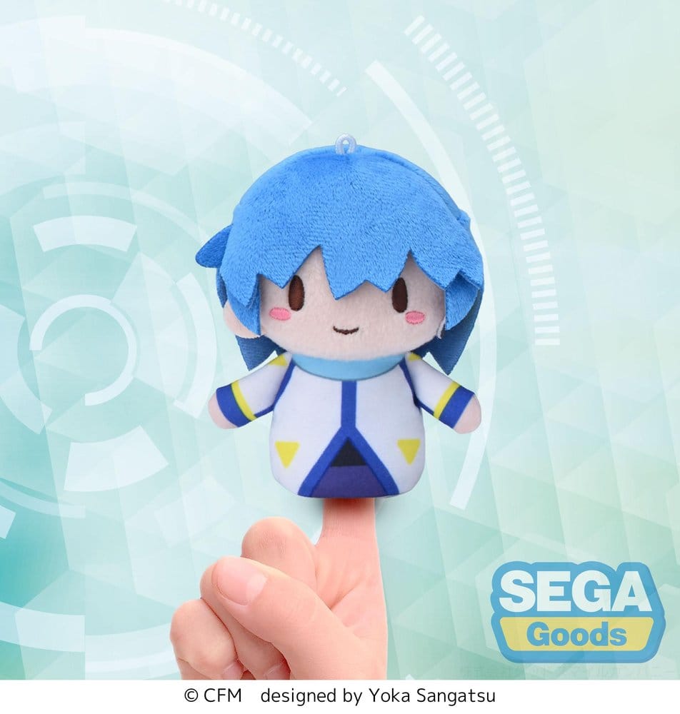 Vocaloid Fuwa Petit Plüschfigur Kaito Finger Mascot 10 cm - Preorder - ETA: 25.05.2027