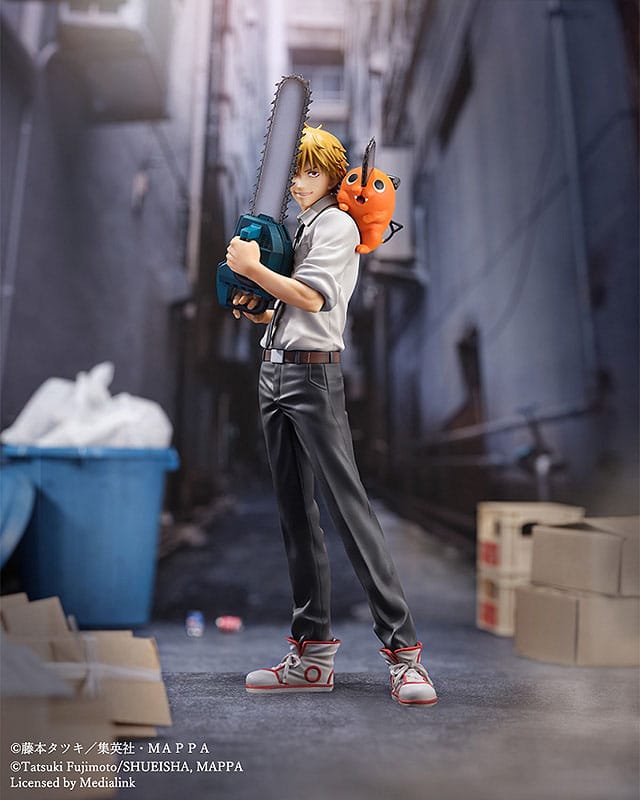 Chainsaw Man S-Fire PVC Statue 1/7 Denji & Pochita 24 cm - Versand: 5-7 Tage nach Bestellung