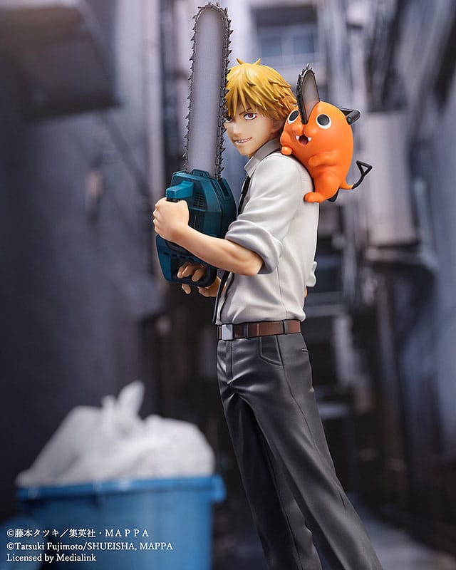Chainsaw Man S-Fire PVC Statue 1/7 Denji & Pochita 24 cm - Versand: 5-7 Tage nach Bestellung