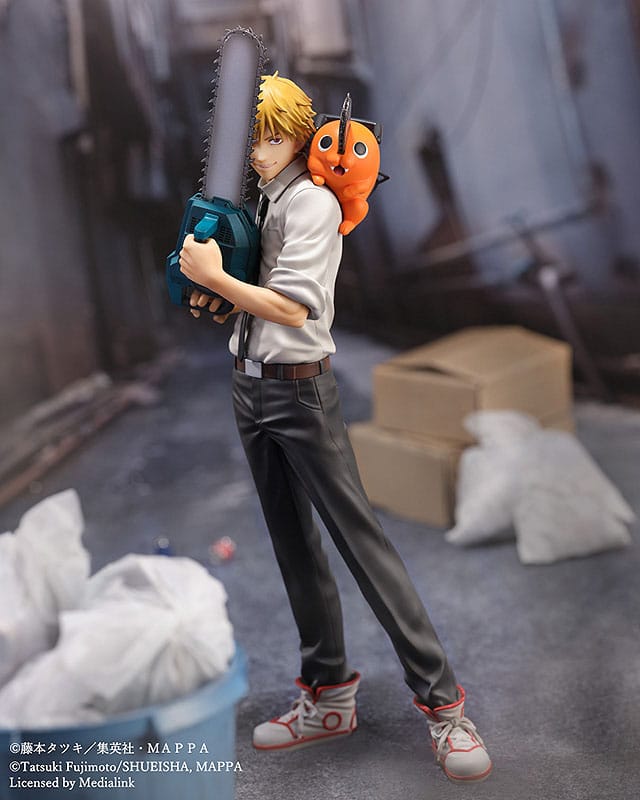 Chainsaw Man S-Fire PVC Statue 1/7 Denji & Pochita 24 cm - Versand: 5-7 Tage nach Bestellung