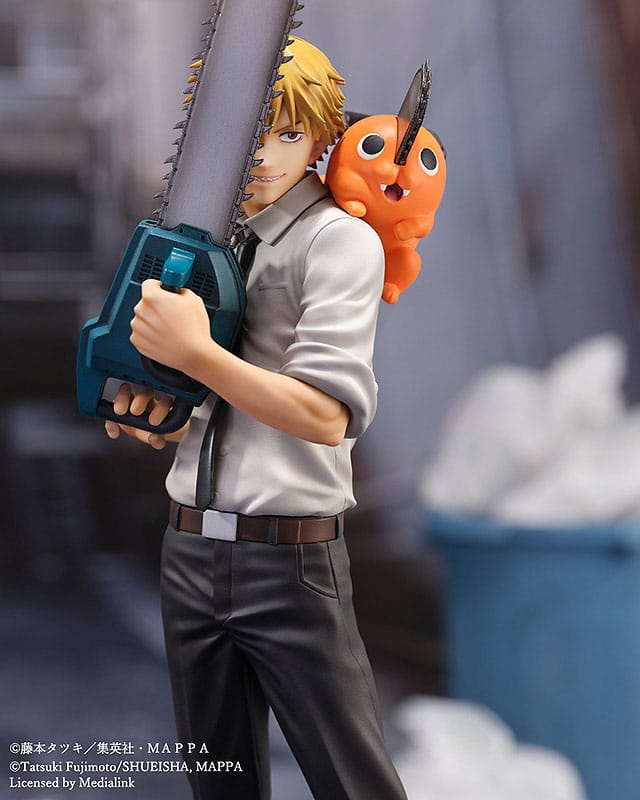 Chainsaw Man S-Fire PVC Statue 1/7 Denji & Pochita 24 cm - Versand: 5-7 Tage nach Bestellung