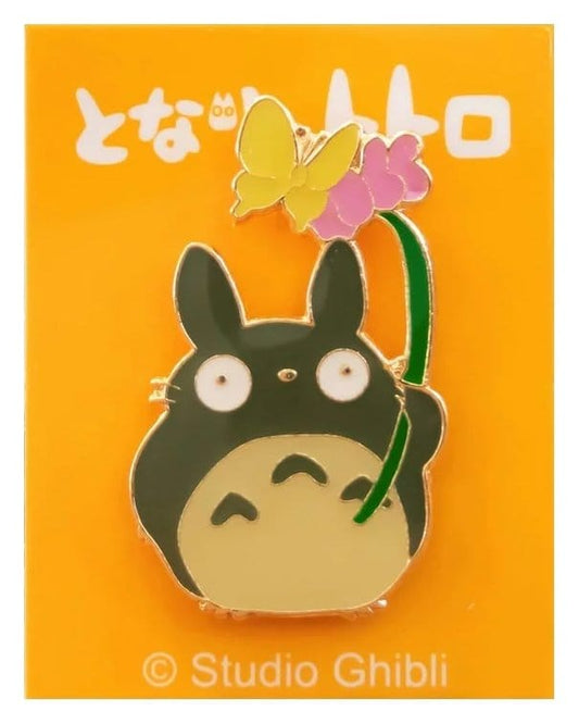 Mein Nachbar Totoro Anstecker Totoro With Flower - Preorder - ETA: 25.11.2026
