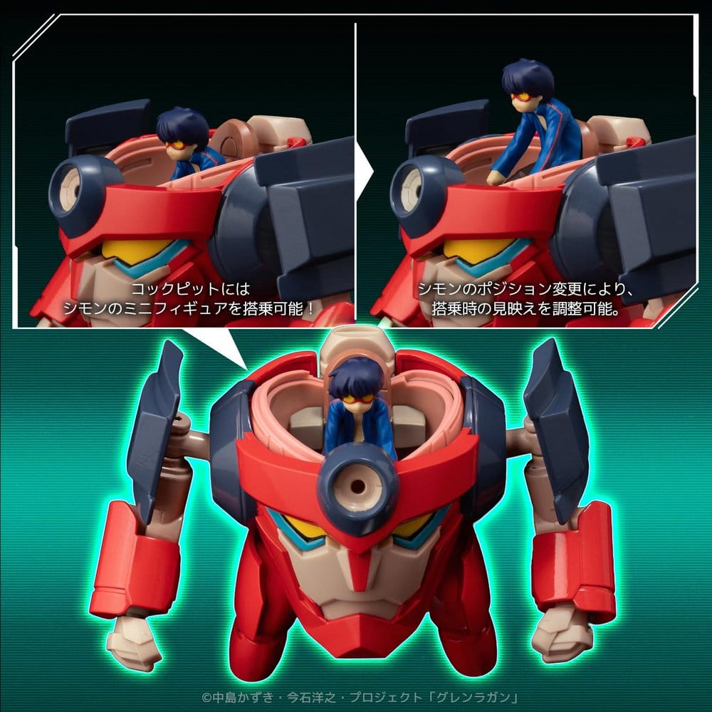 Gurren Lagann Metal Compact Actionfigur Lagann (Standard) 7 cm - Preorder - ETA: 25.11.2026