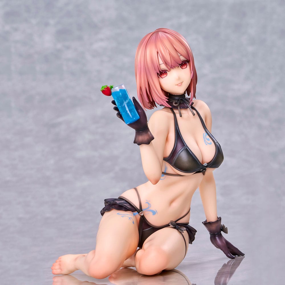 Original Character PVC Statue necömi Illustration One more drink for the vacation 13 cm - Versand: 5-7 Tage nach Bestellung
