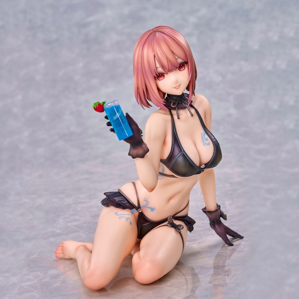 Original Character PVC Statue necömi Illustration One more drink for the vacation 13 cm - Versand: 5-7 Tage nach Bestellung