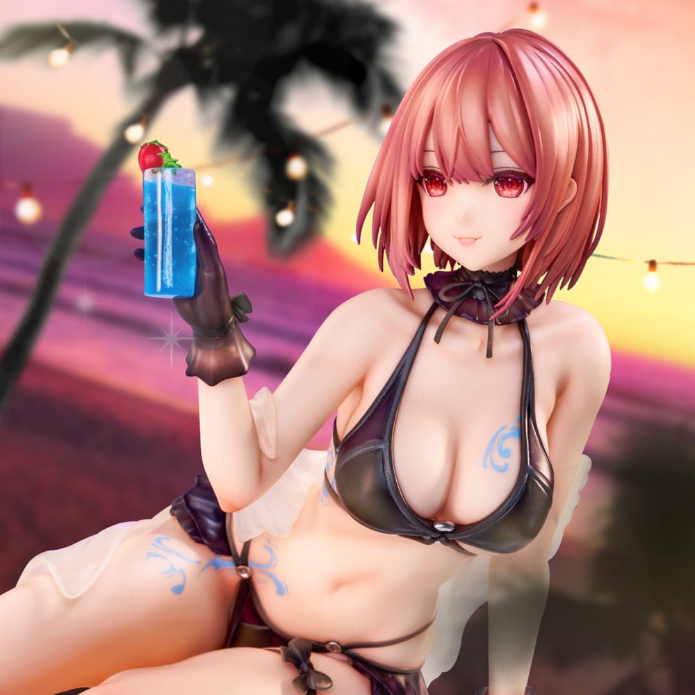 Original Character PVC Statue necömi Illustration One more drink for the vacation 13 cm - Versand: 5-7 Tage nach Bestellung